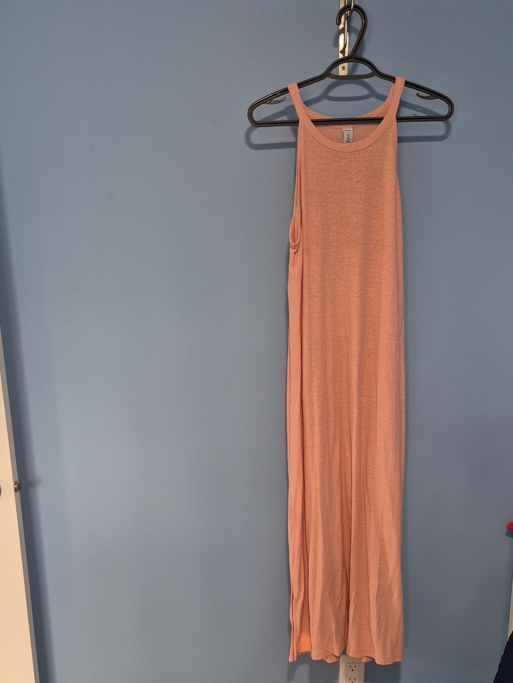Old Navy Dusty Pink Ribbed Tank Maxi Dress
